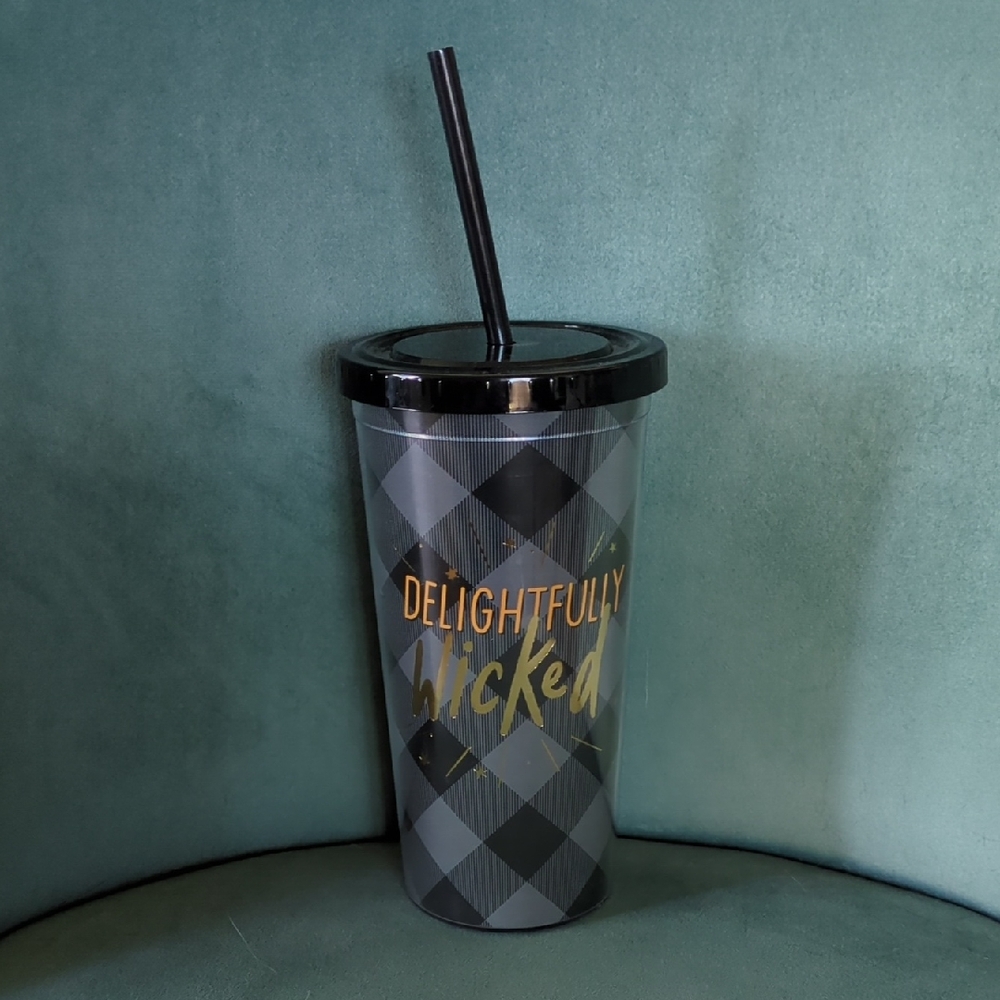 Delightfully Wicked Tumbler w/ Straw